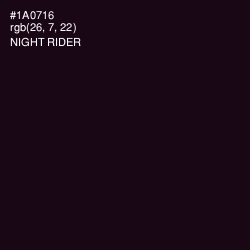 #1A0716 - Night Rider Color Image